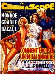 Affiche de Comment épouser un millionnaire, film à voir en streaming sur Pygargue