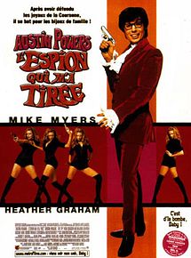 Affiche de Austin Powers - l'espion qui m'a tirée, film à voir en streaming sur Pygargue