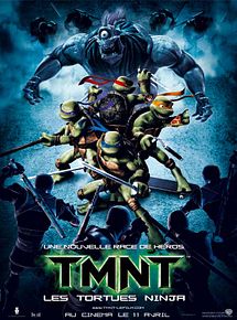 Affiche de TMNT les tortues ninja, film à voir en streaming sur Pygargue