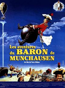 Affiche de Les Aventures du baron de Münchausen, film à voir en streaming sur Pygargue