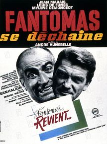 Affiche de Fantômas se déchaîne, film à voir en streaming sur Pygargue