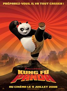 Affiche de Kung Fu Panda, film à voir en streaming sur Pygargue