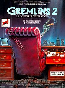 Affiche de Gremlins 2, la nouvelle génération, film à voir en streaming sur Pygargue