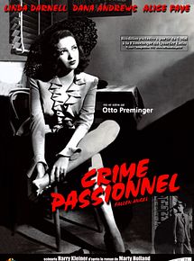 Affiche de Crime passionnel, film à voir en streaming sur Pygargue