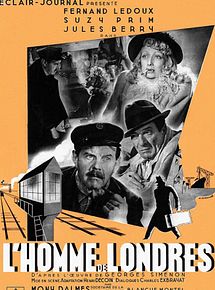 Affiche de L'Homme de Londres, film à voir en streaming sur Pygargue