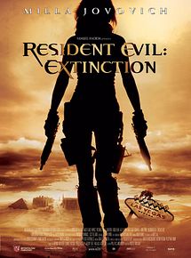Affiche de Resident Evil : Extinction, film à voir en streaming sur Pygargue