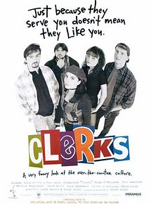 Affiche de Clerks, les employés modèles, film à voir en streaming sur Pygargue
