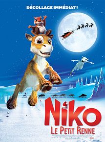 Affiche de Niko, le petit renne, film à voir en streaming sur Pygargue