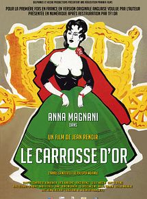 Affiche de Le Carrosse d'or, film à voir en streaming sur Pygargue