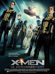 Affiche de X-Men: Le Commencement, film à voir en streaming sur Pygargue