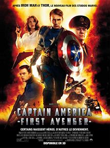 Affiche de Captain America : First Avenger, film à voir en streaming sur Pygargue