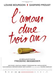 Affiche de L'Amour dure trois ans, film à voir en streaming sur Pygargue