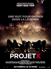 Affiche de Projet X, film à voir en streaming sur Pygargue