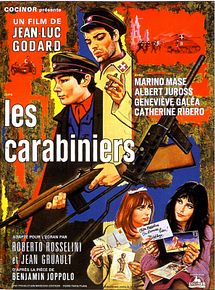 Affiche de Les Carabiniers, film à voir en streaming sur Pygargue