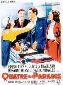 Affiche de Quatre au Paradis, film à voir en streaming sur Pygargue