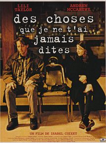 Affiche de Des choses que je ne t'ai jamais dites, film à voir en streaming sur Pygargue