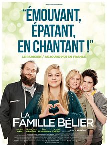 Affiche de La Famille Bélier, film à voir en streaming sur Pygargue