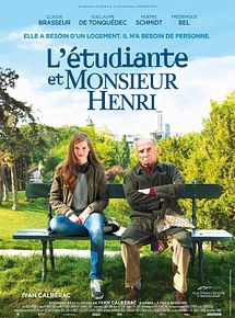 Affiche de L'Etudiante et Monsieur Henri, film à voir en streaming sur Pygargue