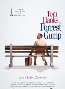 Affiche de Forrest Gump, film à voir en streaming sur Pygargue
