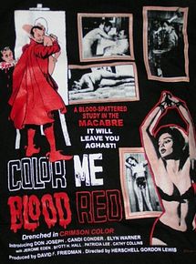 Affiche de Color Me Blood Red, film à voir en streaming sur Pygargue