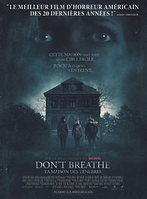 Affiche de Don't Breathe - La maison des ténèbres, film à voir en streaming sur Pygargue