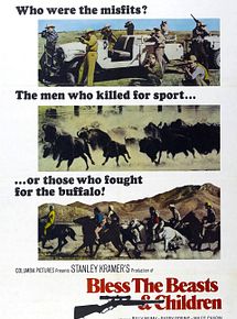 Affiche de Bless the beasts and children, film à voir en streaming sur Pygargue