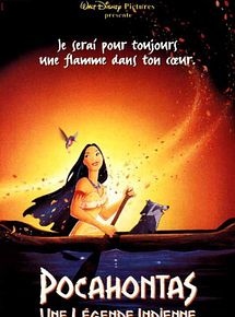 Affiche de Pocahontas, une légende indienne, film à voir en streaming sur Pygargue