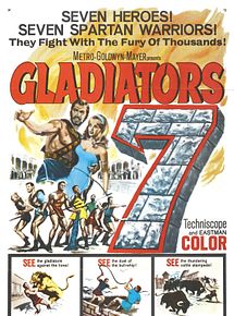 Affiche de Les sept gladiateurs, film à voir en streaming sur Pygargue
