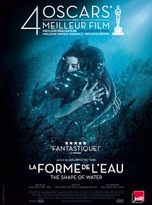 Affiche de La Forme de l'eau - The Shape of Water, film à voir en streaming sur Pygargue