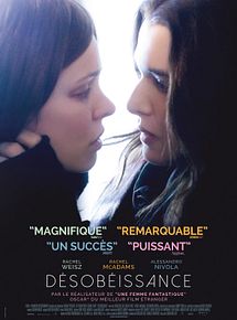 Affiche de Désobéissance, film à voir en streaming sur Pygargue