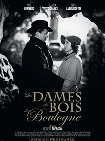 Affiche de Les Dames du Bois de Boulogne, film à voir en streaming sur Pygargue