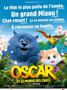 Affiche de Oscar et le monde des chats, film à voir en streaming sur Pygargue