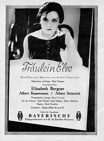 Affiche de Mademoiselle Else, film à voir en streaming sur Pygargue