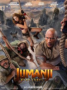 Affiche de Jumanji: next level, film à voir en streaming sur Pygargue