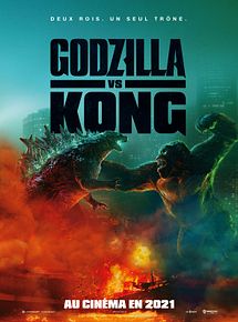 Affiche de Godzilla vs Kong, film à voir en streaming sur Pygargue