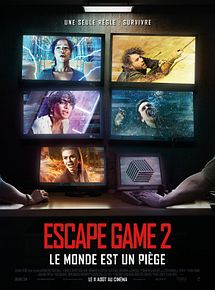 Affiche de Escape Game 2 - Le Monde est un piège, film à voir en streaming sur Pygargue