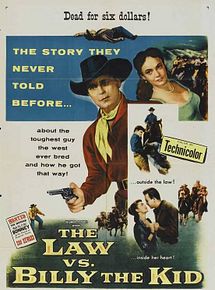 Affiche de Billy le kid contre la loi, film à voir en streaming sur Pygargue