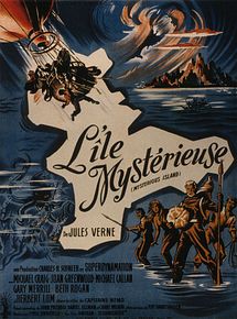 Affiche de L'Ile mystérieuse, film à voir en streaming sur Pygargue