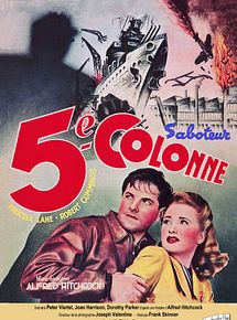 Affiche de La Cinquième colonne, film à voir en streaming sur Pygargue
