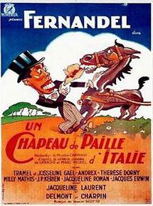 Affiche de Un chapeau de paille d'Italie, film à voir en streaming sur Pygargue
