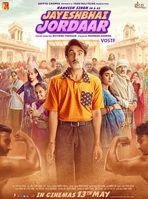 Affiche de Jayeshbhai Jordaar, film à voir en streaming sur Pygargue