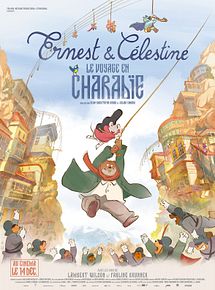 Affiche de Ernest et Célestine : le voyage en Charabie, film à voir en streaming sur Pygargue