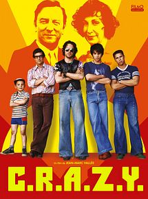 Affiche de C.R.A.Z.Y., film à voir en streaming sur Pygargue
