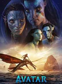 Affiche de Avatar : la voie de l'eau, film à voir en streaming sur Pygargue