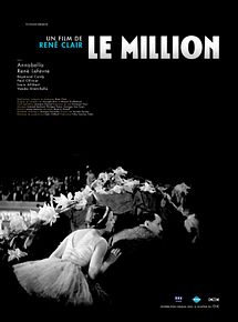 Affiche de Le Million, film à voir en streaming sur Pygargue