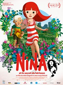 Affiche de Nina et le secret du hérisson, film à voir en streaming sur Pygargue