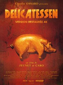 Affiche de Delicatessen, film à voir en streaming sur Pygargue