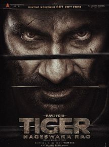 Affiche de Tiger Nageswara Rao, film à voir en streaming sur Pygargue