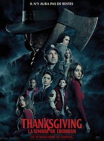 Affiche de Thanksgiving : la semaine de l'horreur, film à voir en streaming sur Pygargue