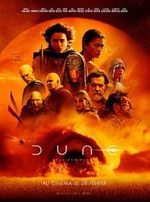 Affiche de Dune : Deuxième Partie, film à voir en streaming sur Pygargue